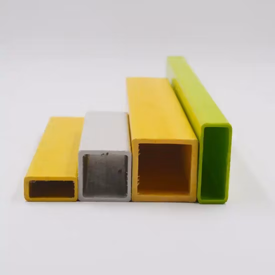 FRP Pultrusion Profile FRP GRP Fiberglass Rectangular Tube Pultruded FRP Profile