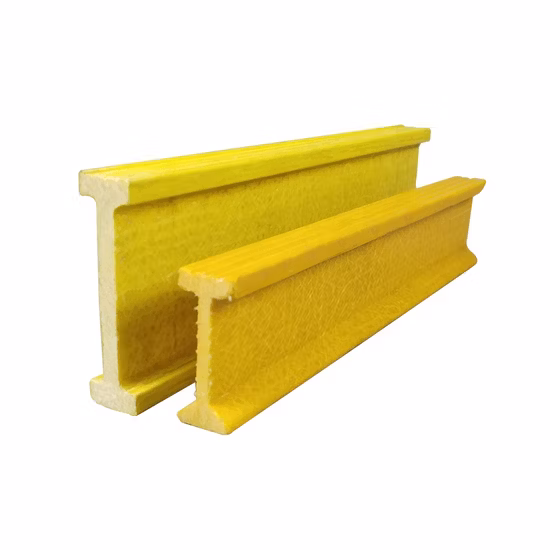 Factory Outlet Fiberglass Plastic FRP Structural H Beam/I Beam for Construction.
