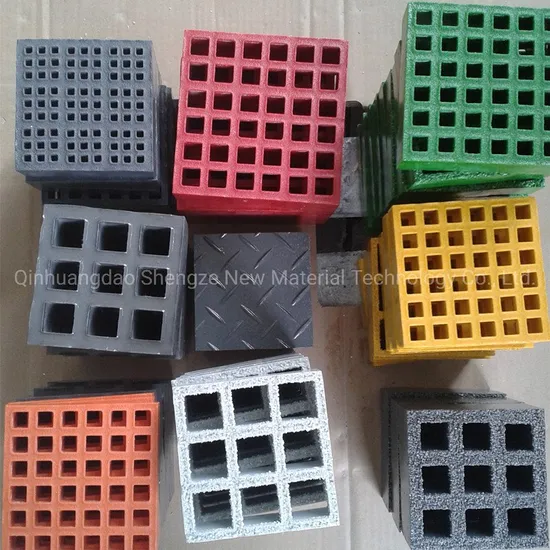 Anticorrosive Fiberglass FRP Walkway Grating GRP Molded Grating Trench Cover Grating FRP Grating Fiberglass