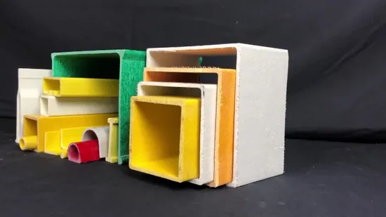 Factory Outlet Fiberglass Plastic FRP Structural H Beam/I Beam for Construction.