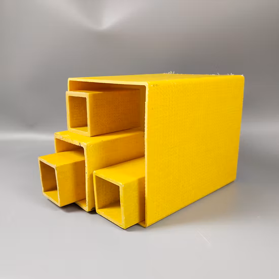 High Strength Pultruded Profiles Fiberglass Pipe Square Tube/FRP Pultruded Round Tube