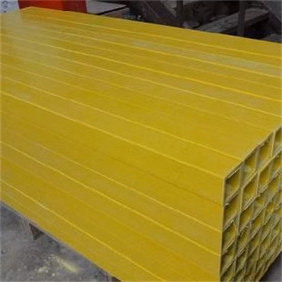 FRP Pultrusion Profile FRP GRP Fiberglass Rectangular Tube Pultruded FRP Profile