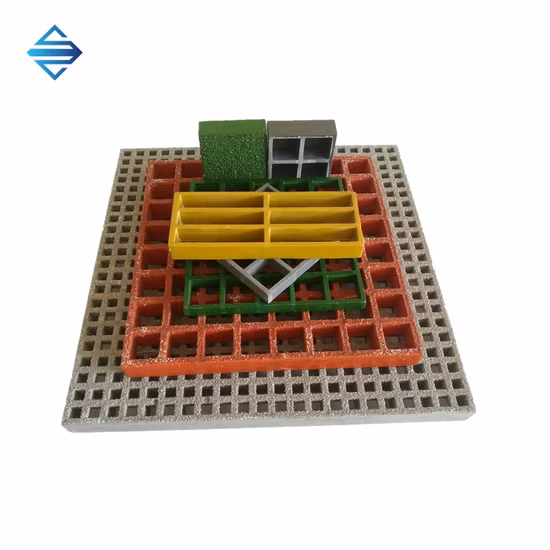 Anticorrosive Fiberglass FRP Walkway Grating GRP Molded Grating Trench Cover Grating FRP Grating Fiberglass
