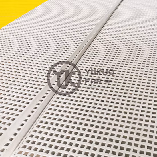 格安価格グラスファイバー FRP パネル成形プラスチック床格子建物用