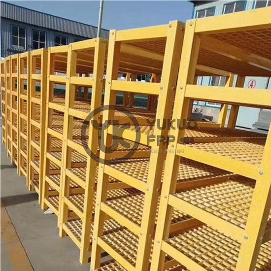 FRP製滑り止めグレーチング/FRP製プラットフォーム/化学プラント向け製品を工場供給