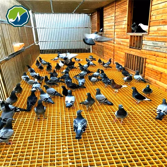 耐食性FRP床格子、高強度グラスファイバーデッキ床材