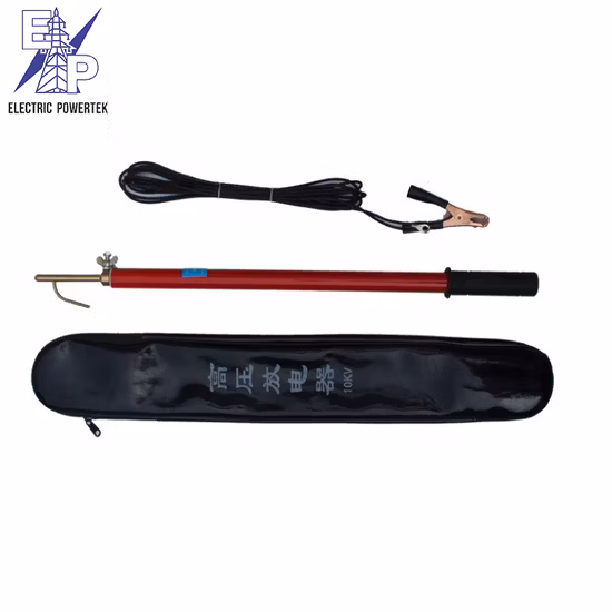 伸縮式高圧 FRP 静的接地ポータブル 10kv 放電ロッド