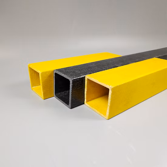 高強度引抜成形プロファイルグラスファイバーパイプ角管/FRP 引抜成形丸管