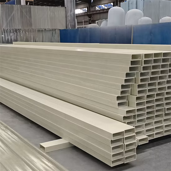 FRP 引抜成形プロファイル FRP GRP グラスファイバー角管引抜成形 FRP プロファイル