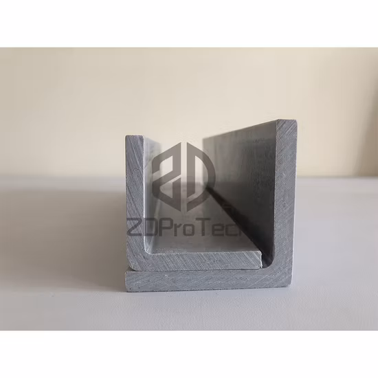 非常に耐久性のある FRP アングル グラスファイバー アングル バー 引抜成形 FRP アングル クリート L ビーム プロファイル。