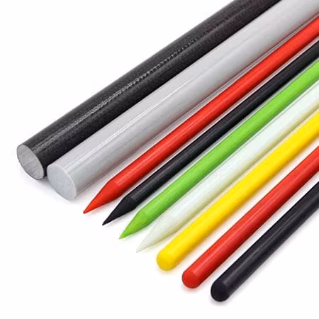 FRP GRP グラスファイバーセクション 引抜成形 引抜成形プロファイル ソリッドロッド