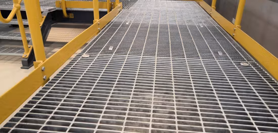 オフショアリグプラットフォーム上の金属格子FRP格子建材を固定するための格子クリップ